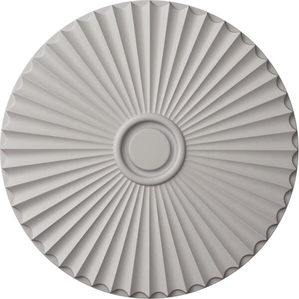 Ekena Millwork Shakuras Ceiling Medallion (For Canopies up to 5 1/2"), 29 1/2"OD x 2"P, Ultra Pure White CM30SHUWF - main